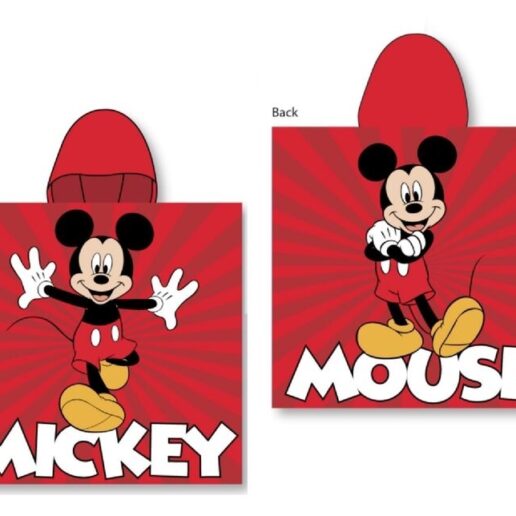 Disney Mickey microfiber poncho towel