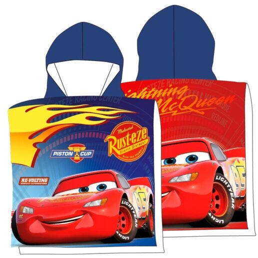 Disney Cars microfiber poncho towel