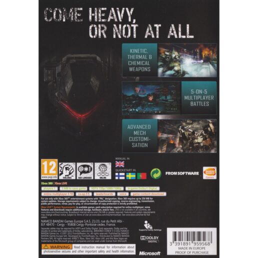 Armored Core V Xbox 360 (Begagnad)