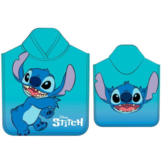 Disney Stitch microfiber poncho towel