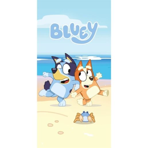 Bluey cotton beach towel