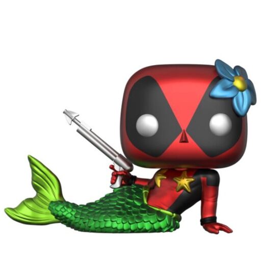 Set figure POP & Tee Marvel Deadpool Mermaid Exclusive (Small)