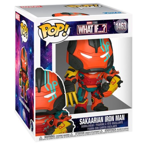 POP figure Super Marvel What IF Sakaarian Iron Man 15cm