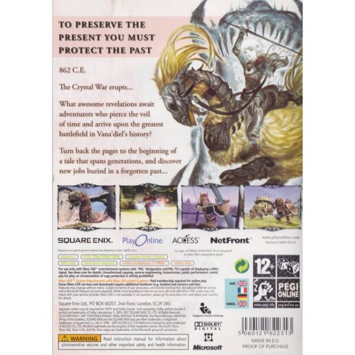 Final Fantasy XI Online Wings of the Goddess Expansion Pack Xbox 360 (Begagnad)