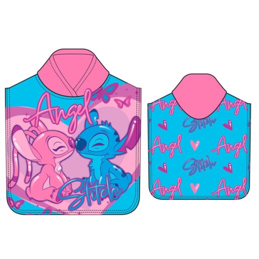 Disney Stitch microfiber poncho towel