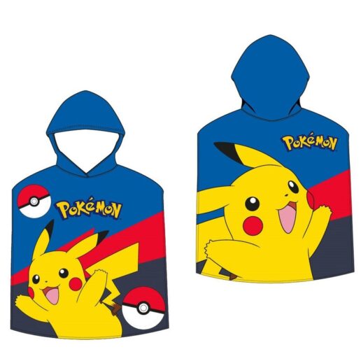 Pokemon microfiber poncho towel