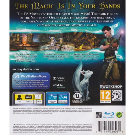 Sorcery Playstation 3 PS3 Move (Begagnad)