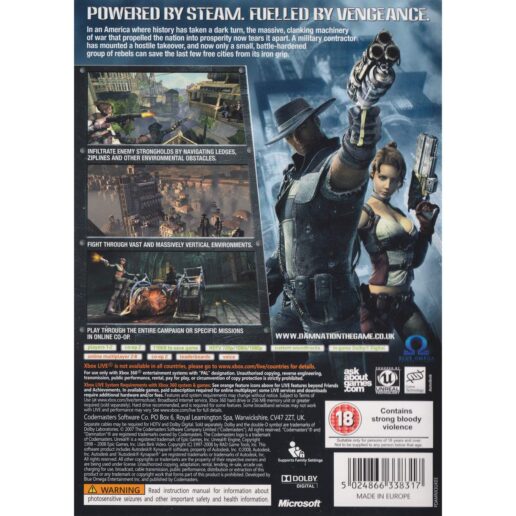 Damnation Xbox 360 (Begagnad)