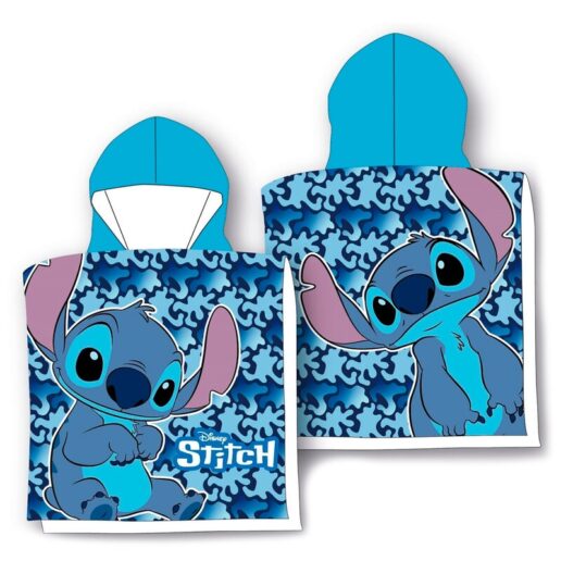 Disney Stitch microfiber poncho towel