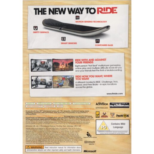 Tony Hawk Ride Xbox 360 Bundle Copy (Begagnad)