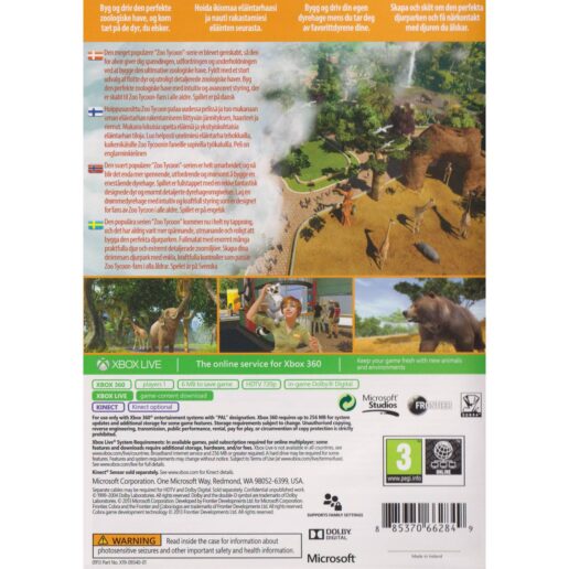 Zoo Tycoon Xbox 360 Nordic (Begagnad)