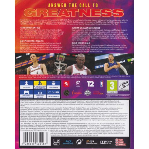 NBA 2K23 Playstation 4 PS4 (Begagnad)