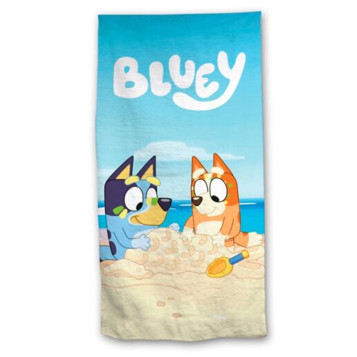 Bluey microfibre beach towel