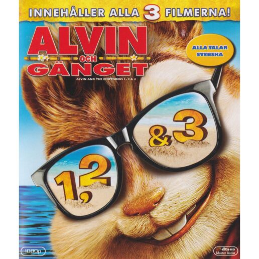 Alvin och Gänget 1,2 & 3 Blu-Ray (Begagnad)