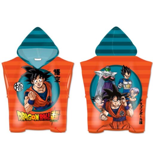 Dragon Ball Super microfiber poncho towel