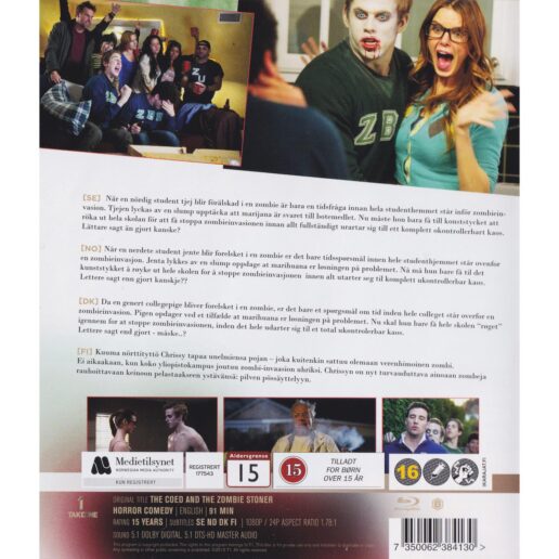 The Coed and the Zombie Stoner Blu-Ray (Begagnad)