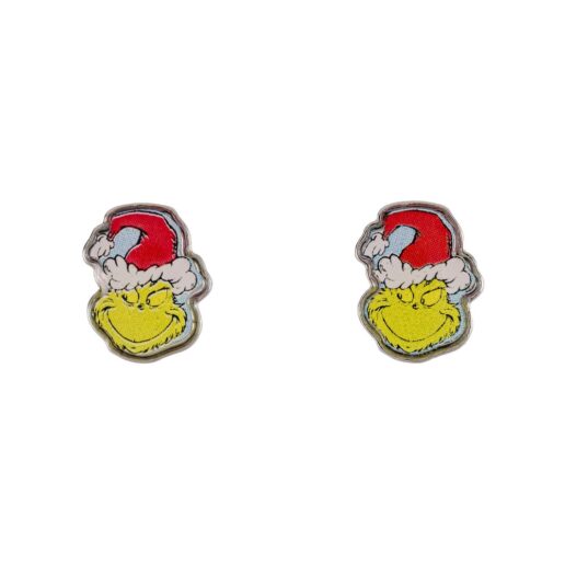 The Grinch Christmas Set necklace + earrings
