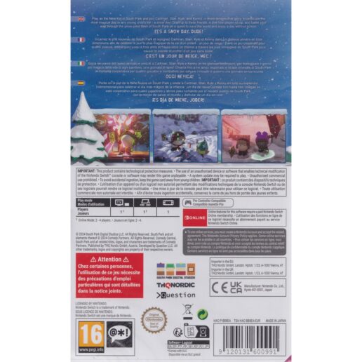 South Park Snow Day Nintendo Switch