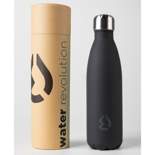 Water Revolution Black water bottle 500ml