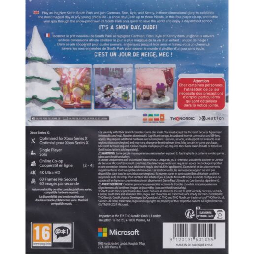 South Park Snow Day Xbox Series X
