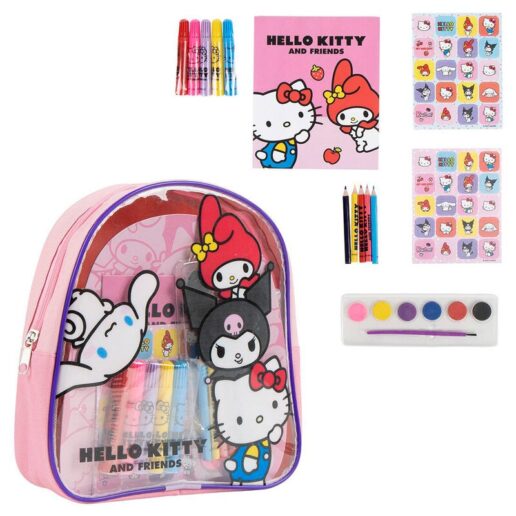 Hello Kitty backpack stationery set