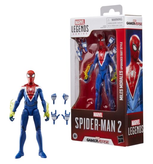 Marvel Legends Spider-Man 2 Miles Morales Upgraded Suit figure 15cm