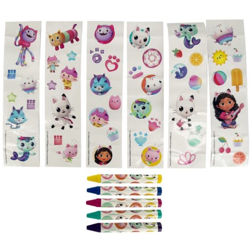 Gabbys Dollhouse travel stationery set