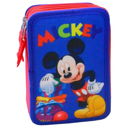 Disney Mickey triple pencil case