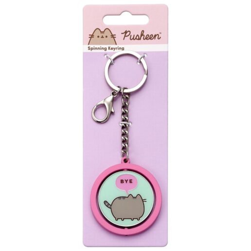 Pusheen Hi Bye keychain