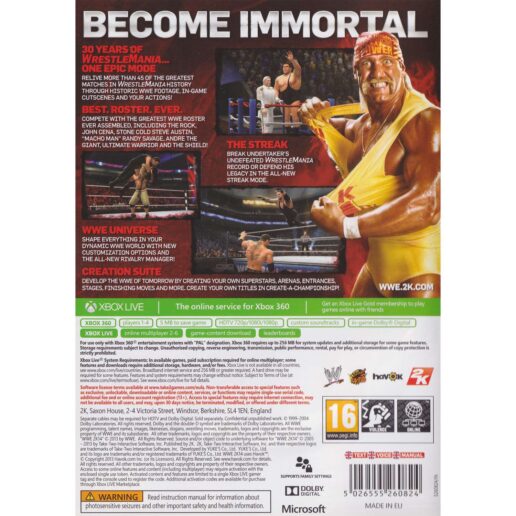 WWE 2K14 Xbox 360 (Begagnad)