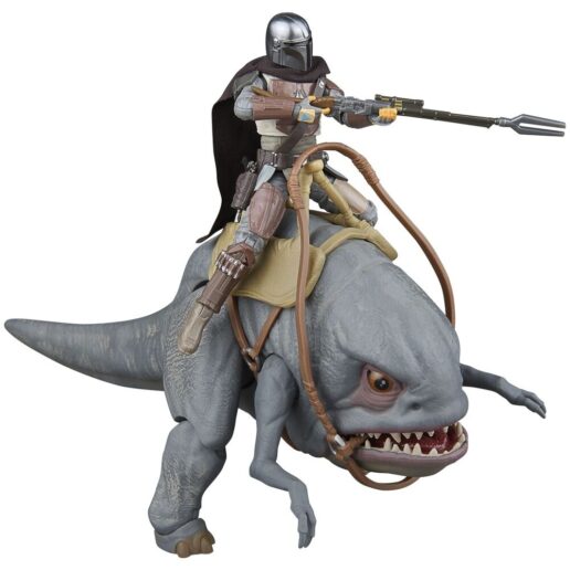 Star Wars The Mandalorian - Blurrg & Mandalorian set 2 figures 9,5cm