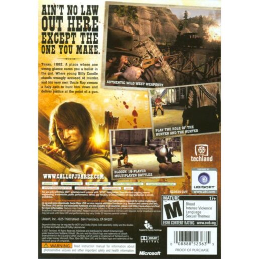 Call of Juarez Xbox 360 (NTSC-U, Begagnad)