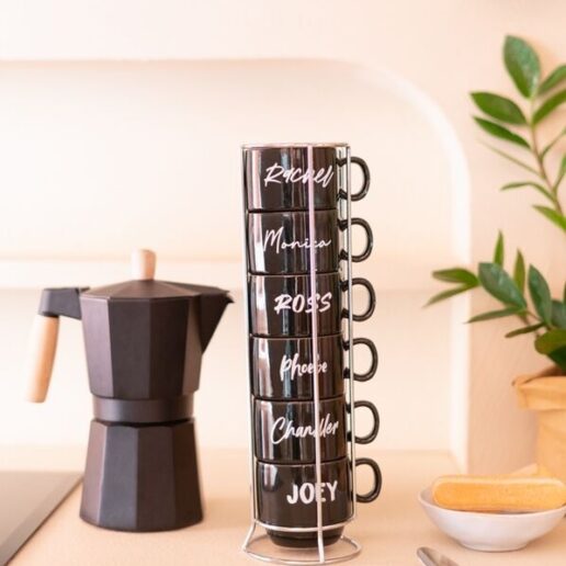 Friends set of 6 mugs 150ml