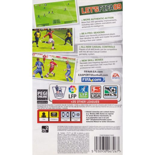 FIFA 09 Playstation Portable PSP (Begagnad)