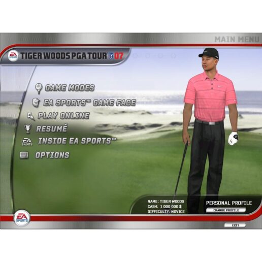 Tiger Woods PGA Tour 07 Playstation Portable PSP Swedish (Begagnad)