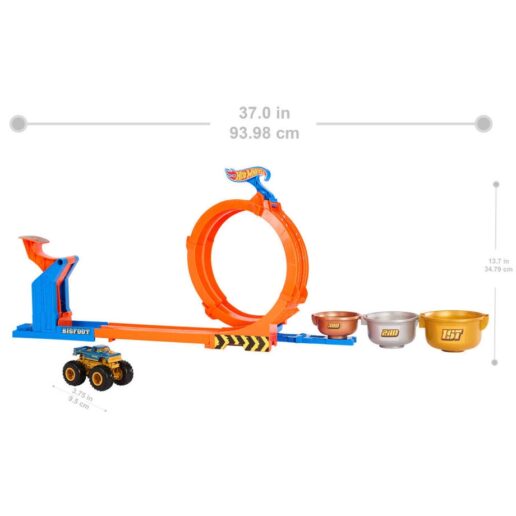 Hot Wheels Monster Trucks Loop and Flip Trophy Challenge