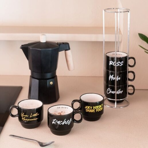 Friends set of 6 mugs 150ml