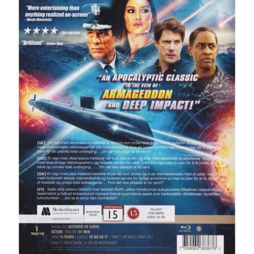 Asteroid vs Earth Blu-Ray (Begagnad)