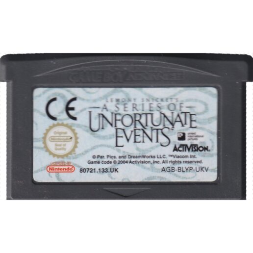 Lemony Snickets A Series of Unfortunate Events Gameboy Advance (Begagnad)