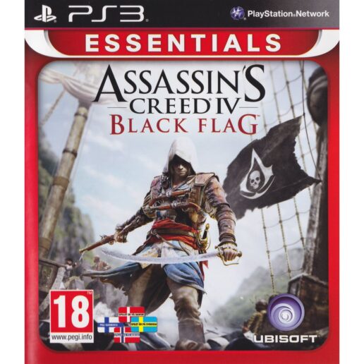 Assassins Creed IV Black Flag Playstation 3 PS3 Essentials Nordic (Begagnad)