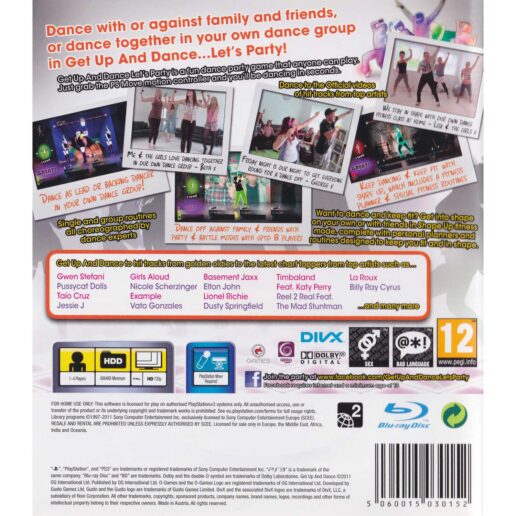 Get Up and Dance Playstation 3 PS3 Move (Begagnad)