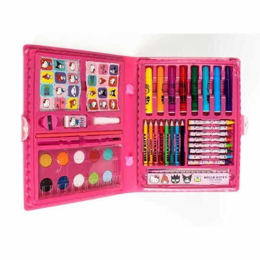 Hello Kitty colouring stationery set