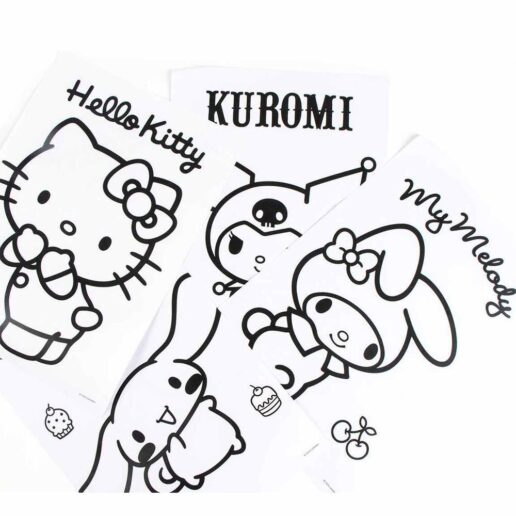 Hello Kitty colouring stationery set