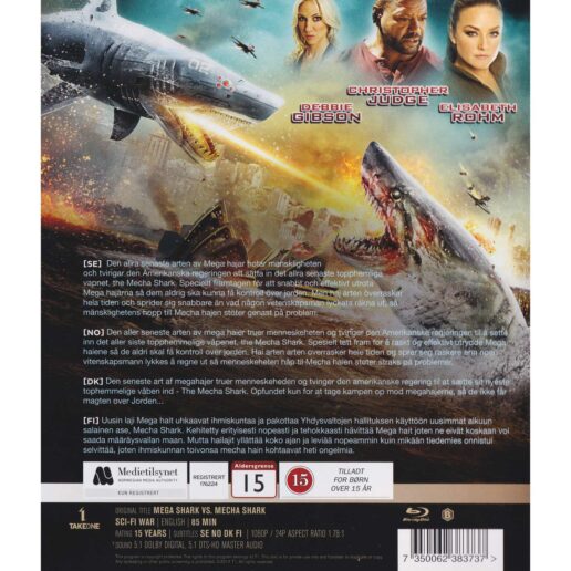 Mega Shark vs Mecha Shark Blu-Ray (Begagnad)