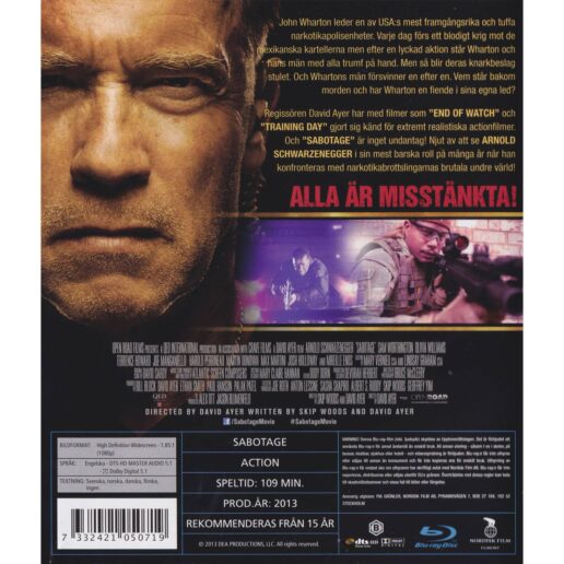 Sabotage Blu-Ray (Begagnad)