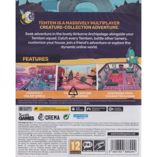 Temtem Playstation 5 PS5