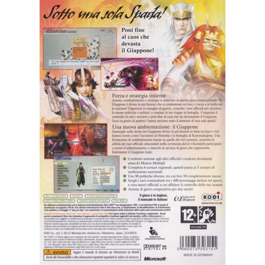 Samurai Warriors 2 Empires Xbox 360 Italian (Begagnad)