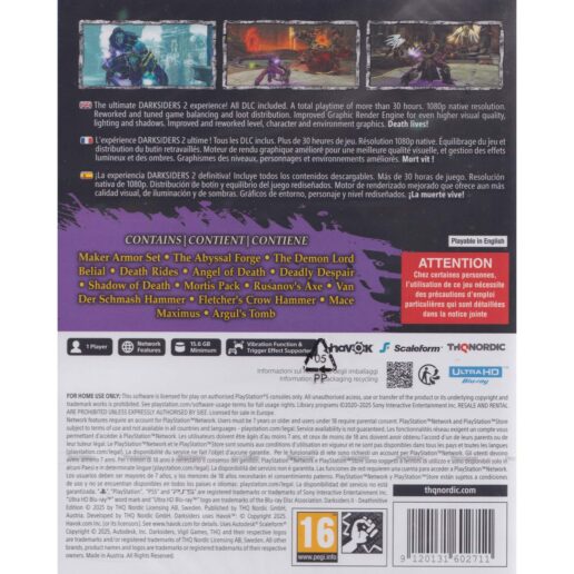 Darksiders II Deathinitive Edition Playstation 5 PS5
