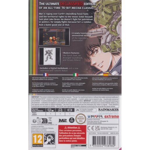 Assault Suit Valken Declassified Nintendo Switch