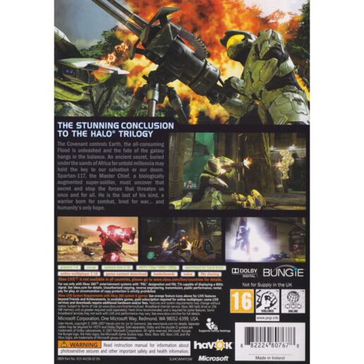Halo 3 Xbox 360 Classics Best Sellers (Begagnad)